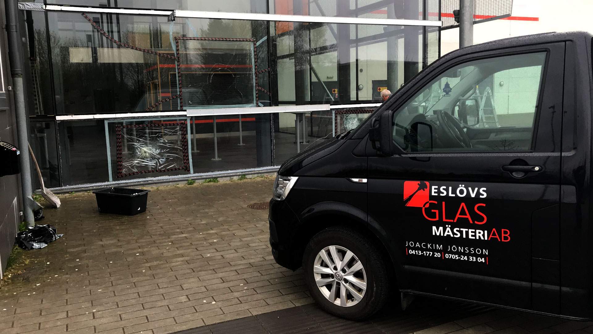 Eslövs Glasmästeris servicebil